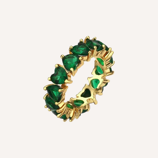 Ring Isabel Gold Green